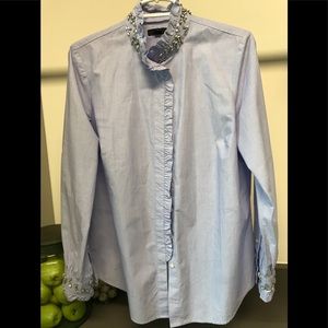 J. Crew Embellished button down shirt